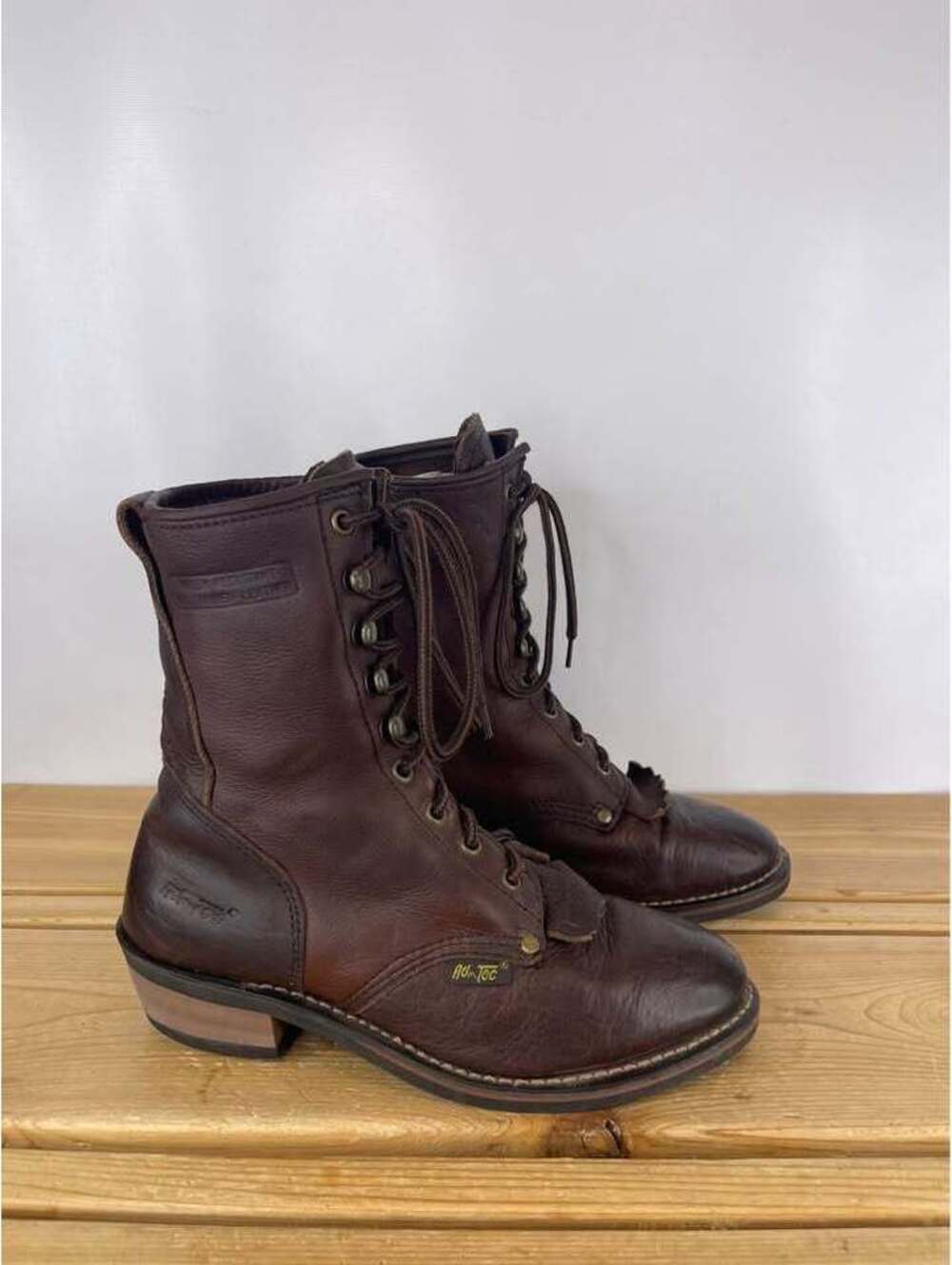 Ad-Tec Leather Work Boots Women's Size 8.5